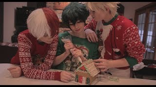 BNHA Christmas My Hero Academia Cosplay skit [upl. by Adne]