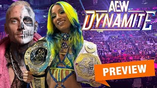 MERCEDES 2 BELTS DEFENDS BOTH CHAMPIONSHIPS AEW DYNAMITE 8TH OCTOBER 2024 PREVIEW AEW [upl. by Darnall955]