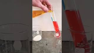 Colorful chemistry chemistry experiment science scienceexperiment [upl. by Alfons]