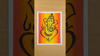 Shree Ganesha Drawing shorts art ganesh [upl. by Schlenger]