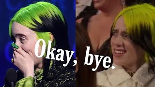 Billie eilish voice cracking 😭😭 voice failscrack complication [upl. by Adoree380]