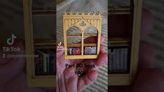 Part 30 book nook booknook magiclibrary craft miniature [upl. by Slein]