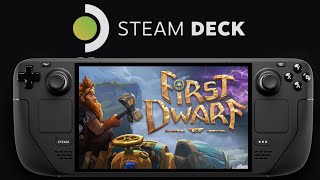 First Dwarf  Steam Deck  SteamOS 37 [upl. by Nilrev]