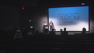 National Civil Rights Museum honors 3 with 2023 Freedom Awards [upl. by Eneleuqcaj524]