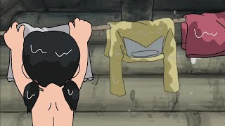 Shizuka Gets Wet In Rain   Doraemon Deleted Scenes [upl. by Nniroc89]