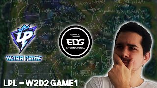 UP x EDG  W2D2 Game 1 Analysis [upl. by Einatsed966]