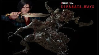 PESANTA KNIFE ONLY All versions  Resident Evil 4 Remake Separate Ways [upl. by Dearr521]