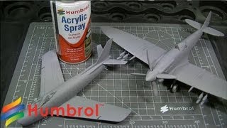 Humbrol  How To Use  Spray Primer [upl. by Yevre]