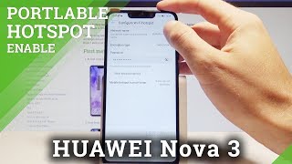 How to Enable Portable Hotspot on HUAWEI Nova 3  WiFi Share HardResetInfo [upl. by Ennaid975]