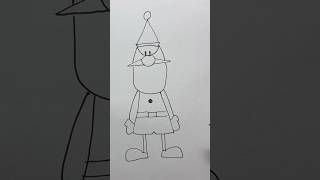 Drawing Santa Claus🎅 drawing art santaclausdrawing newyear easydrawing coloring [upl. by Ethelred204]