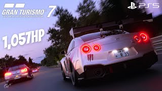 MaxedOut Nissan GTR 24 Is Insane  LeMans Supercar Sprint  Gran Turismo 7  PSVR2 4K HDR [upl. by Anibas]