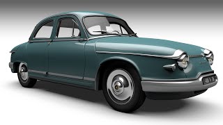 Panhard PL 17 1959 Series 1 [upl. by Leaw115]