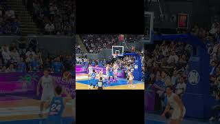 Philippines Kai Sotto Slam Dunk vs New Zealand Tall Blacks gilaspilipinas fibaasia kaisotto [upl. by Ardnaskela]