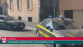 Calabria Ndrangheta sequestro della GDF di immobili e conti [upl. by Noiemad290]