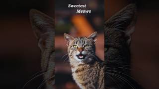 Top 10 Sweetest Cat Meows in the World that Melt Your Heart Sounds that Attract Cats shorts cat [upl. by Suirad]