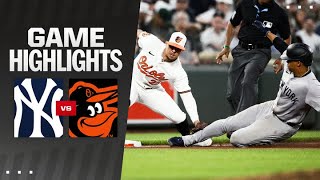 Yankees vs Orioles Game Highlights 5124  MLB Highlights [upl. by Vito]