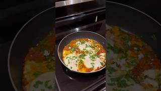 Middle eastern breakfast  shakshuka 🍳 shakshuka middleeast middleeasternfood breakfastrecipes [upl. by Sawyere]