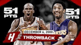 A DUEL FOR THE AGES Kobe Bryant vs Antawn Jamison EPIC Highlights  51 Pts EACH  December 6 2000 [upl. by Ulane]