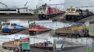 High Speed Trainspottings At Malavli Railway Station  Central Railways [upl. by Rose]