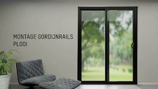 Montage plooi gordijnrails  Smartblinds [upl. by Sabine250]