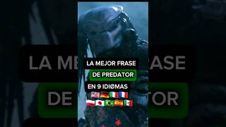 Predator Epic Handshake in 9 languages  Depredador Mejor Frase Doblaje Latino vs Español [upl. by Arremat177]