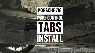 Porsche Aero Wake Control Tabs Install  991 981 718 911 Boxster Cayman GT4 Spyder 911R [upl. by Sesiom102]