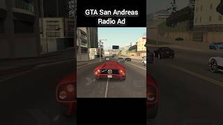 Cologne ad on the Radio GTA San Andreas shorts [upl. by Herbie]