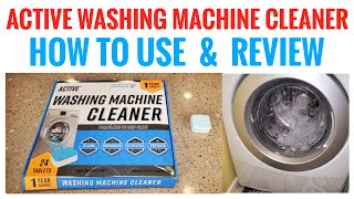 Review Active Washing Machine Cleaner Tablets  How To Clean Washing Machine [upl. by Barbuto]