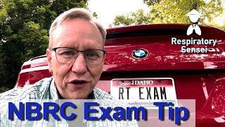 Respiratory Therapy NBRC Exam Tip [upl. by Attenat]