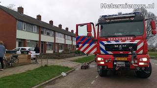 Woning brand in Musselkanaal [upl. by Septima298]