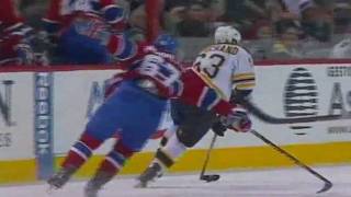 PK Subban Destroys Brad Marchand RDS Feed [upl. by Wolfort]