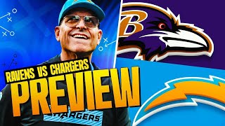 Harbaugh brothers clash on Monday Night Football  Chargers vs Ravens Week 12 NFL Preview  PFF [upl. by Odradlig]