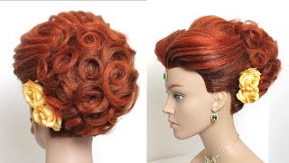 New Wedding Updo Tutorial Hairstyles For Long Hair [upl. by Idorb]