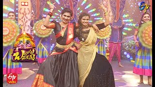 Janu Lyri amp Mounika Dance PerformanceBangaru Bathukamma ETV Bathukamma Event 20222nd October 2022 [upl. by Icaj]