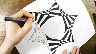 Geometric Design Inspiration A Timelapse Drawing Tutorial 2023 №2 [upl. by Rosemari]