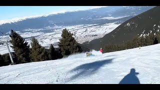 Thrills and Spills Afternoon Adventure Bansko 2024 Ski Action Snow Report [upl. by Gnilsia]