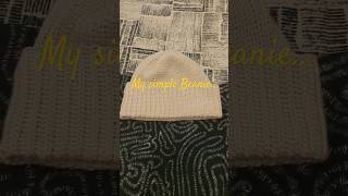 Simple Beanie crochet crochetforbeginners [upl. by Erbe]