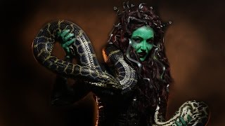 Medusa MakeUp  FACEPAINTING [upl. by Eiroc208]