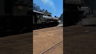 Steam at the Hotham Valley railway WA train shorts railway [upl. by Euseibbob]