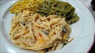 Recipe Chicken TetrazziniChicken Spaghetti [upl. by Neerac]