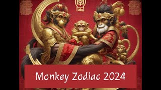 2024 Monkey Horoscope Maximize Dragon Year  Success amp Love Tips [upl. by Marchall259]