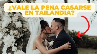 ✅ ¿Cómo es una Boda en Tailandia y Casarse con una Tailandesa MI CASAMIENTO CON MI MUJER [upl. by Wendall]