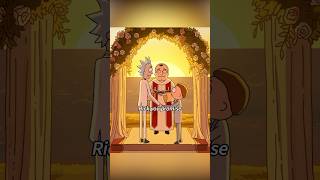 Rick and Morty got married 🤣Rick and Morty shortsfeed shorts [upl. by Scales]