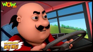 Motu Patlu Cartoons In Hindi  Animated Series  Motu Patlu ki bus  Wow Kidz [upl. by Aciemaj]