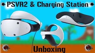 PSVR2 amp Controller Charging Station Unboxing  First Impressions First Video In New Studio [upl. by Yrgoerg]