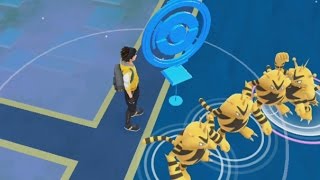 INCREDIBLE 4 Electabuzz Spawns Simultaneously in Curtis Park Electabuzz Nest [upl. by Hofmann]