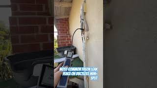 Ductless minisplit refrigerant leak common place Flare joints [upl. by Reinhard10]