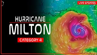 Part 4  Hurricane Milton Live Tracker [upl. by Atined591]