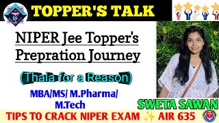 Niper topper 2024 niper topper interview niper preparation strategy Success Story Toppers talks🏆 [upl. by Noiz]