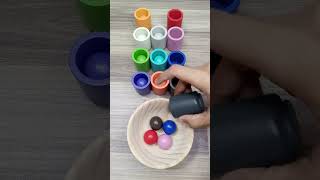 Colorful Wooden Balls Sorting Asmr [upl. by Tiana]